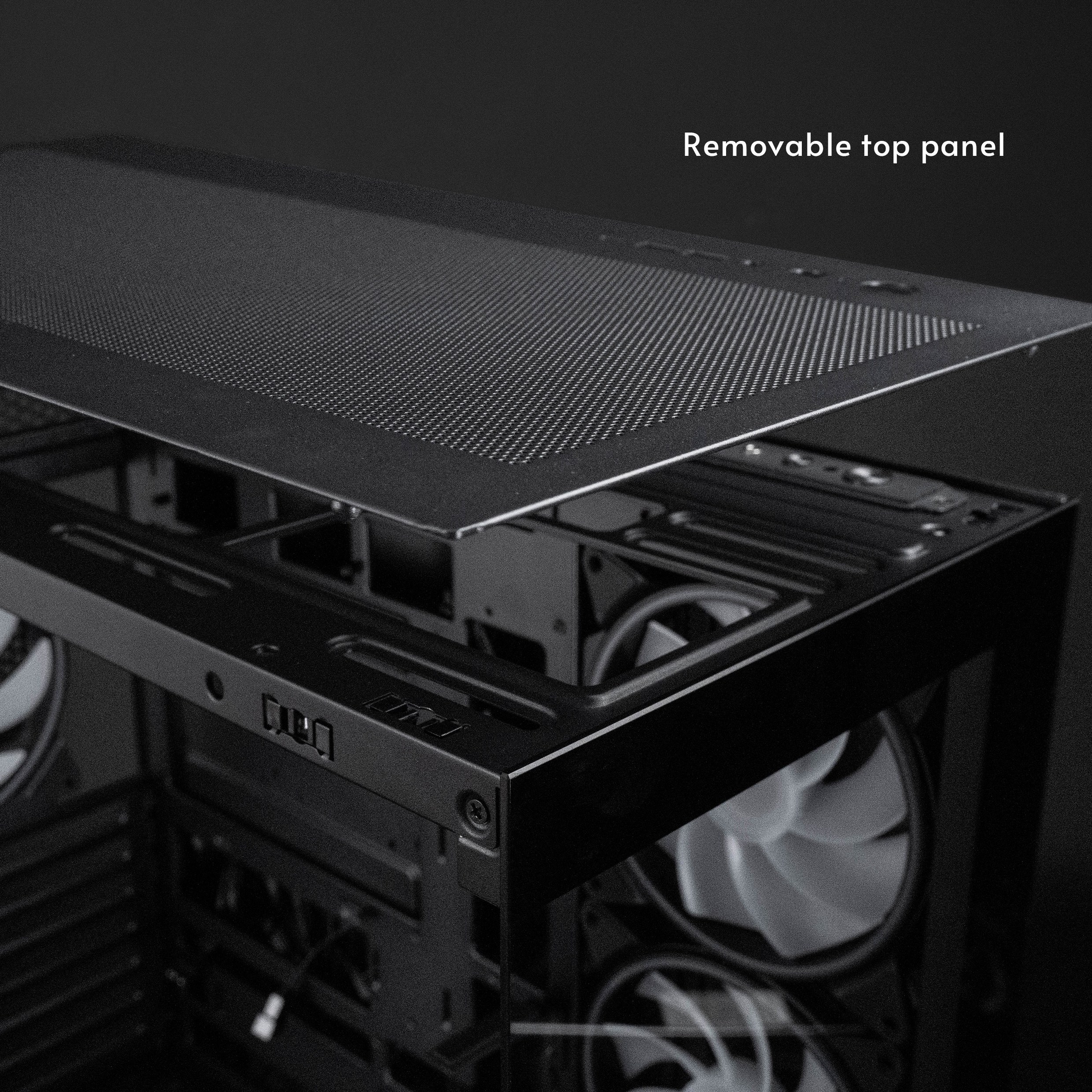 Chieftec Vista Max // Chieftec Vista Max // ATX mid Tower, T Glass side-door & front panel, 4x 14cm ARGB fan + HDD cage included