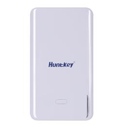 Huntkey Powerbank 5200, Phone/tablet charger, 5200 mAH, 2x USB uitgang. kabel voor iphone 4 en 1 voor mini USB, micro USB en Nokia
