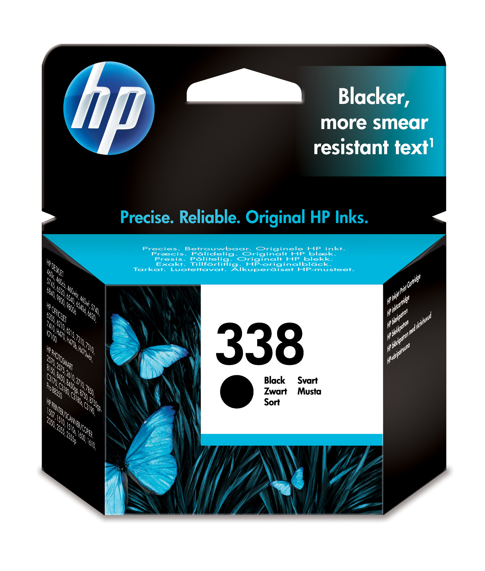 HP 338 inktcartridge zwart standard capacity 11ml 450 pagina s 1-pack