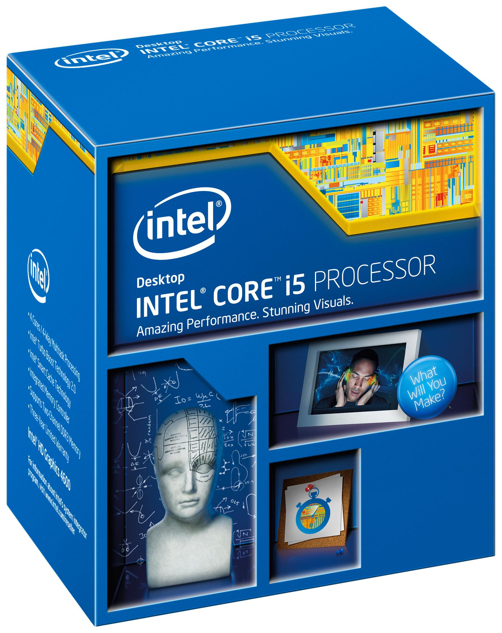Intel Core i5-4440, 4C/4T, 3,1/3,3 GHz, 6 MB, 84 W, S1150, HD Graphics 4600, 350/1100, - TWEEDEHANDS pulled