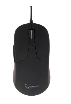Gembird Optical mouse MUS-UL-01, 2400 DPI, USB, scroll illuminated, black, groot formaat