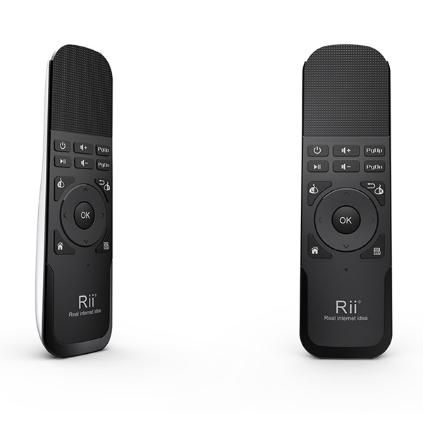 Rii i7 Ulra slim Airmouse Remote (2.4G) for Windows, Mac, Linux and Android. USB Dongle, 2x AAA (not included)