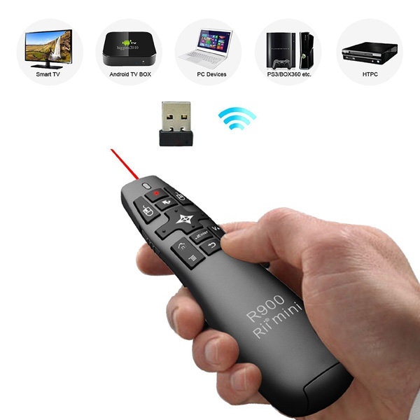 Rii R900 mini Air mouse presenter, built-in laserpointer
