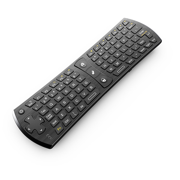 Rii mini i24 Air mouse keyboard (2.4G), 450 mAh accu, 200 x 58 x 19 mm Qwerty