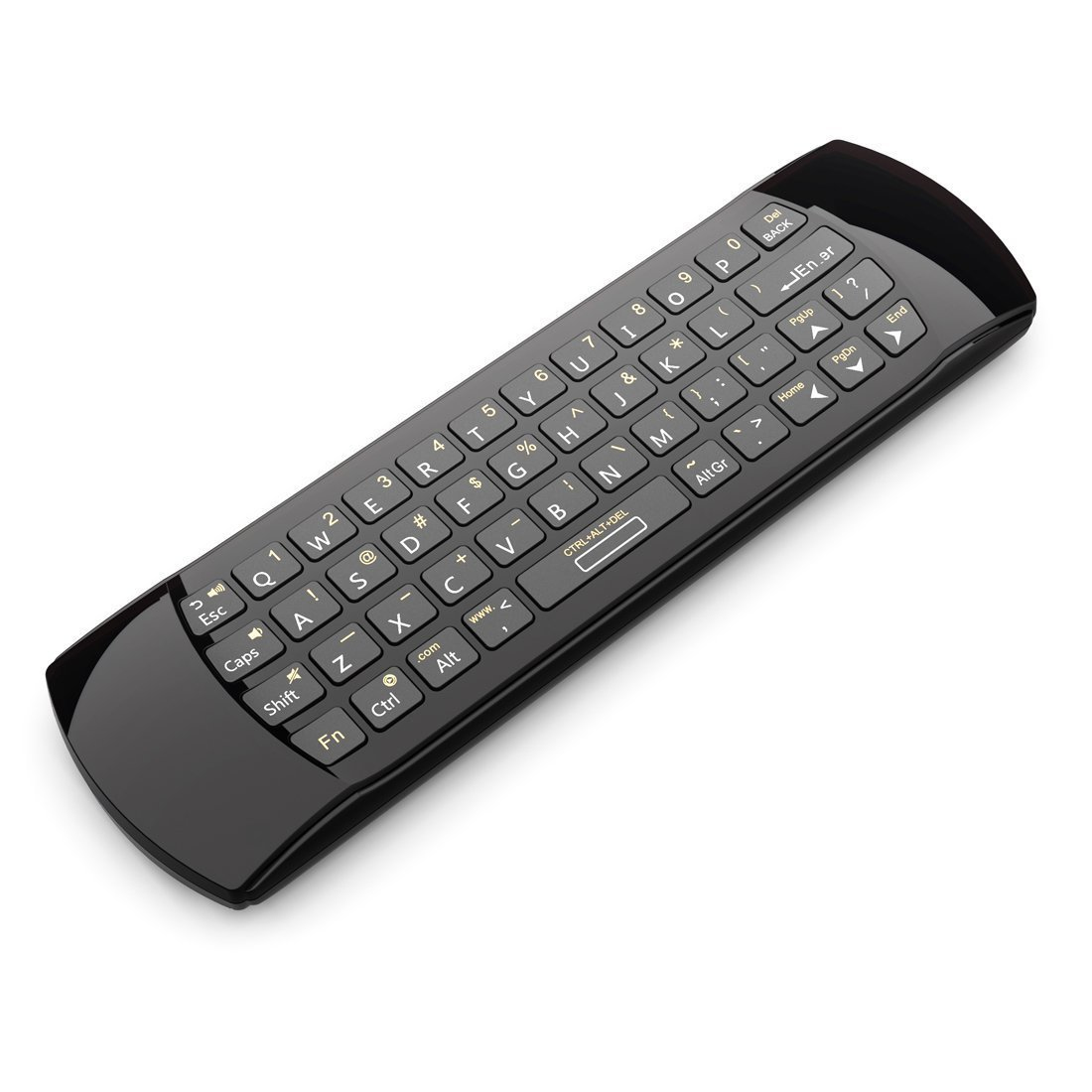 Rii mini i25 Air mouse keyboard (2.4G), mini keyboard en Airmouse, IR learning, 450 mAh accu - USB receiver