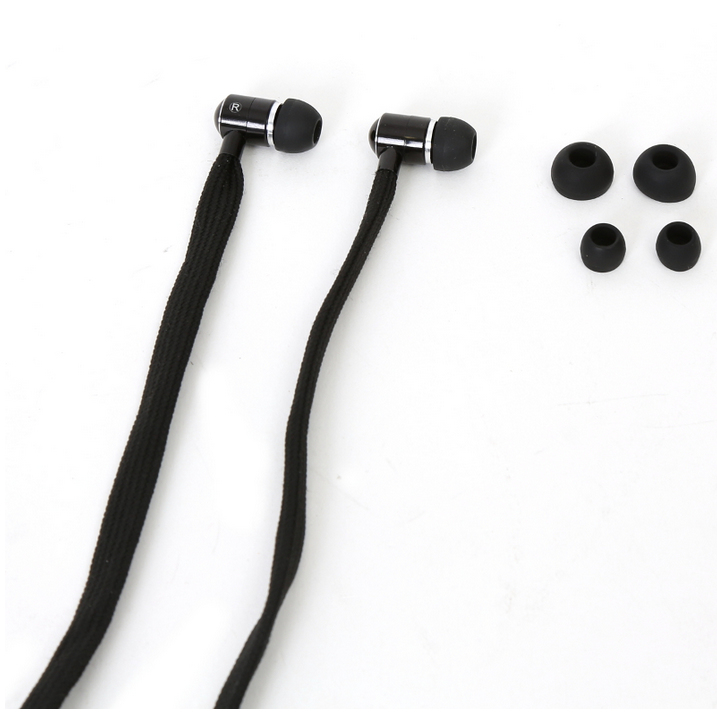 FREESTYLE SHOELACE EARPHONES + MIC FH2112 BLACK 42776