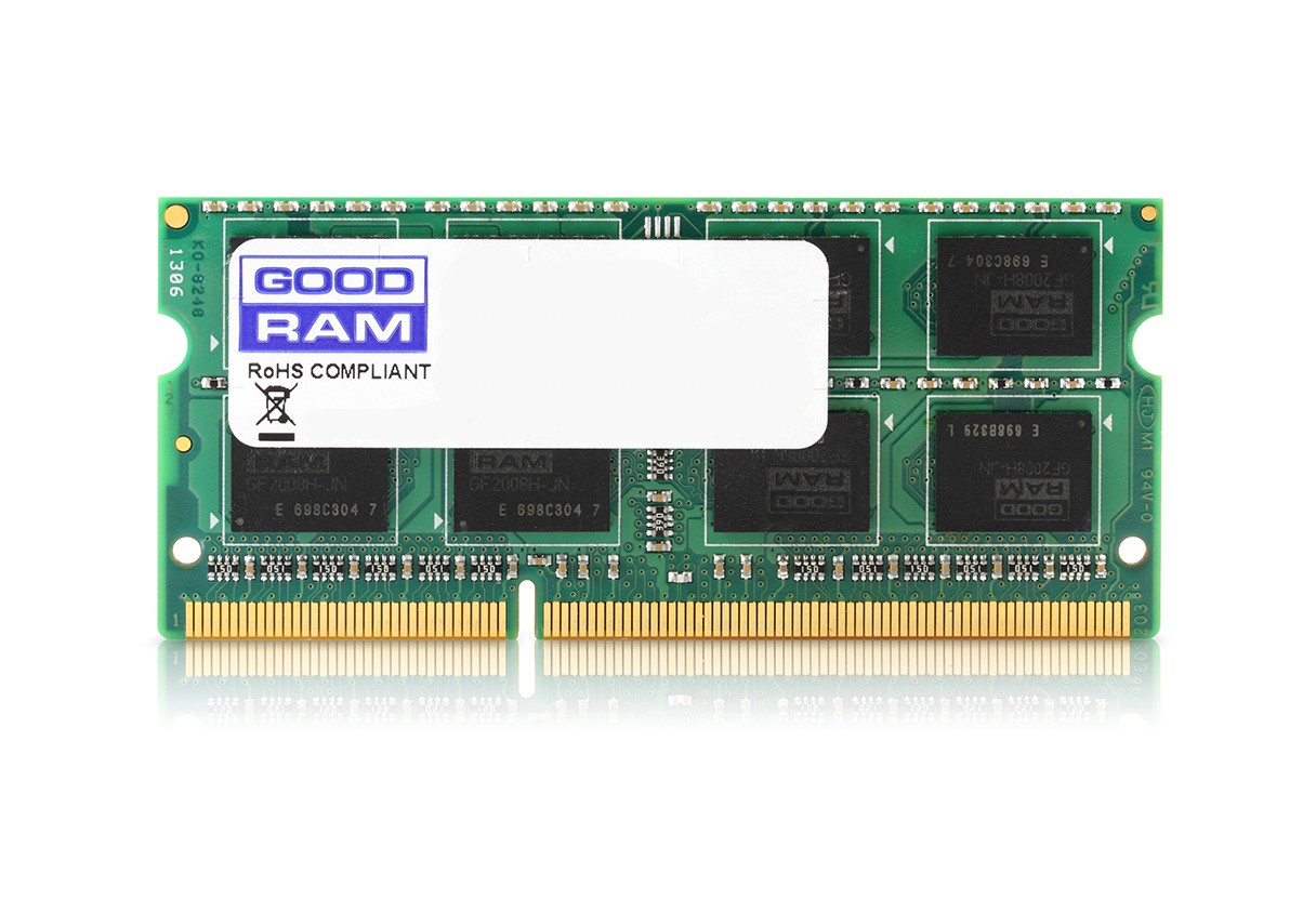 GOODRAM Essential SO-DIMM 2 GB, PC12800, DDR3-L 1600 low-voltage, 1.35V, CL11
