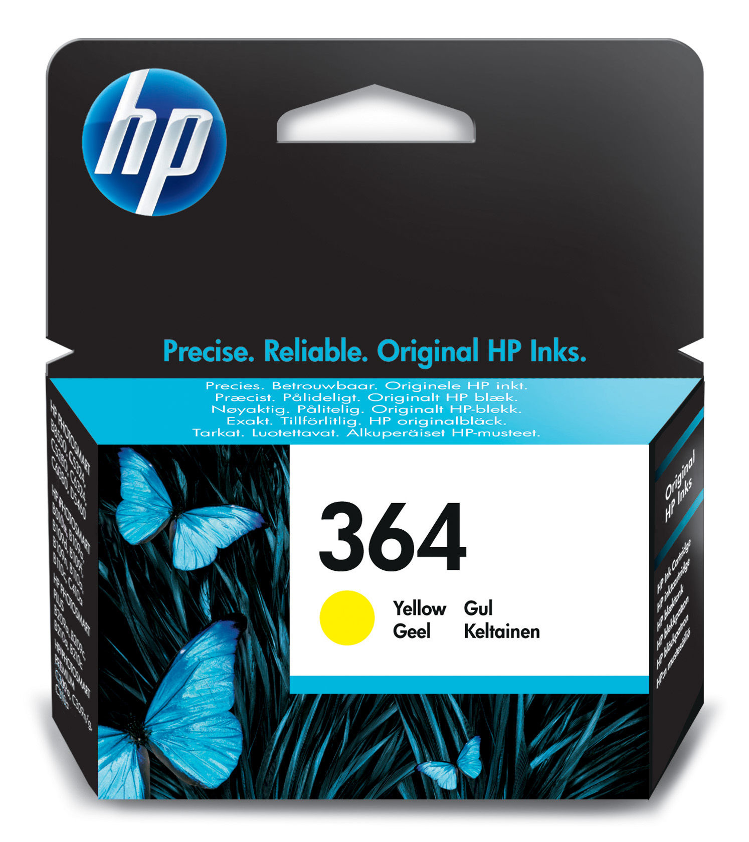 HP 364 inktcartridge geel standard capacity 3ml 300 pagina s 1-pack met vivera inkt