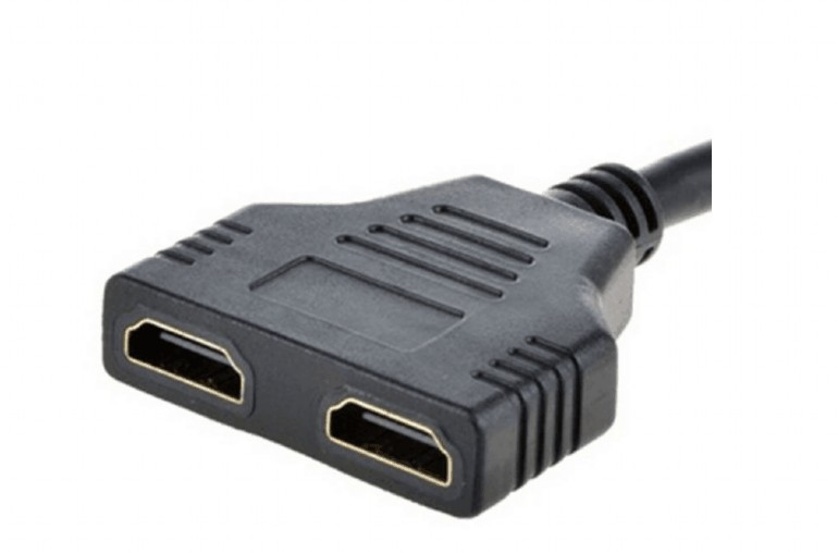 Gembird Passieve HDMI dual port kabel, geeft 1 HDMI signaal door naar 2 HDMI uitgangen, ideaal voor POS / klaslokalen ed, *HDMIF, *HDMIM