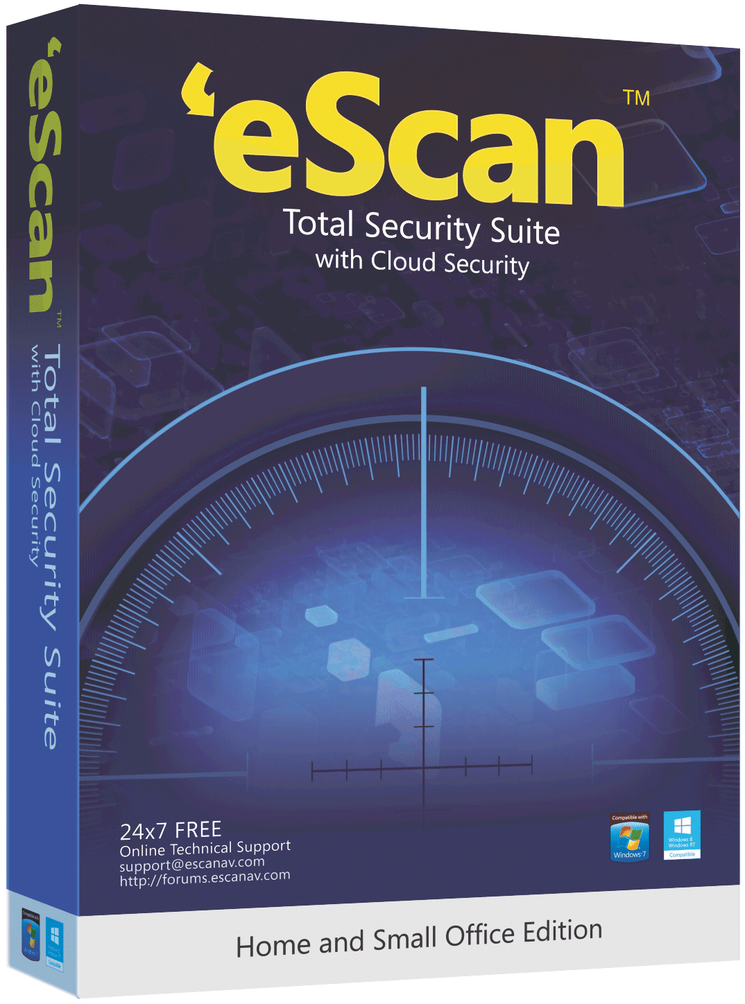eScan SOHO Total Security Suite - 2 computers 3 jaar - base