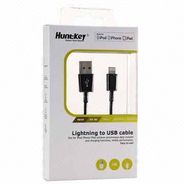 Huntkey ipod/iphone/ipad charging cable (white), 30-polige aanslutiing, apple approved & certified