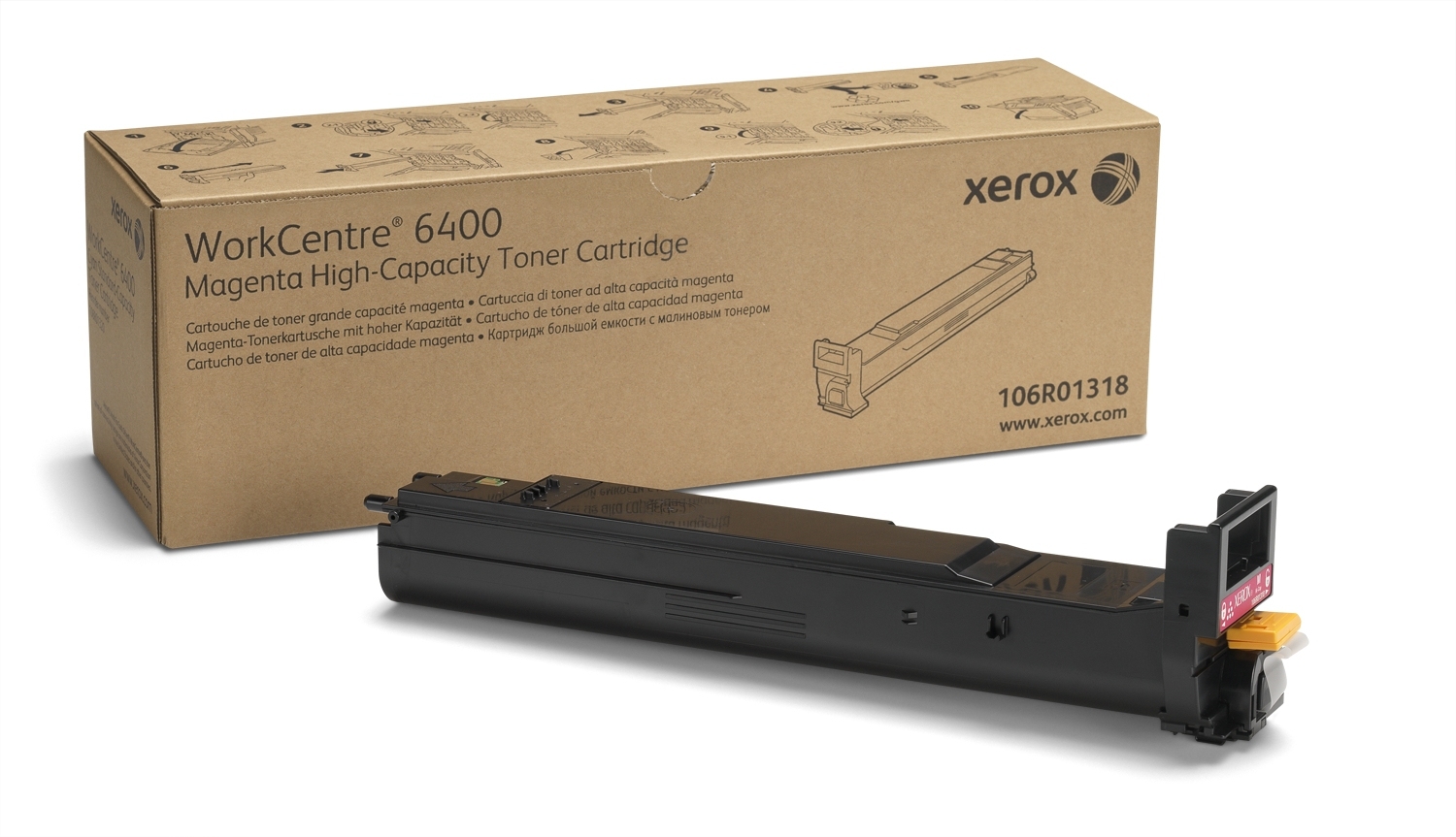 Xerox workcentre 6400 tonercartridge magenta high capacity 14.000 pagina s 1-pack