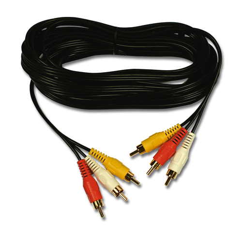 Belkin 3x Tulp male -> 3x Tulp male audio/video-kabel (rood, wit, geel) - 5 m