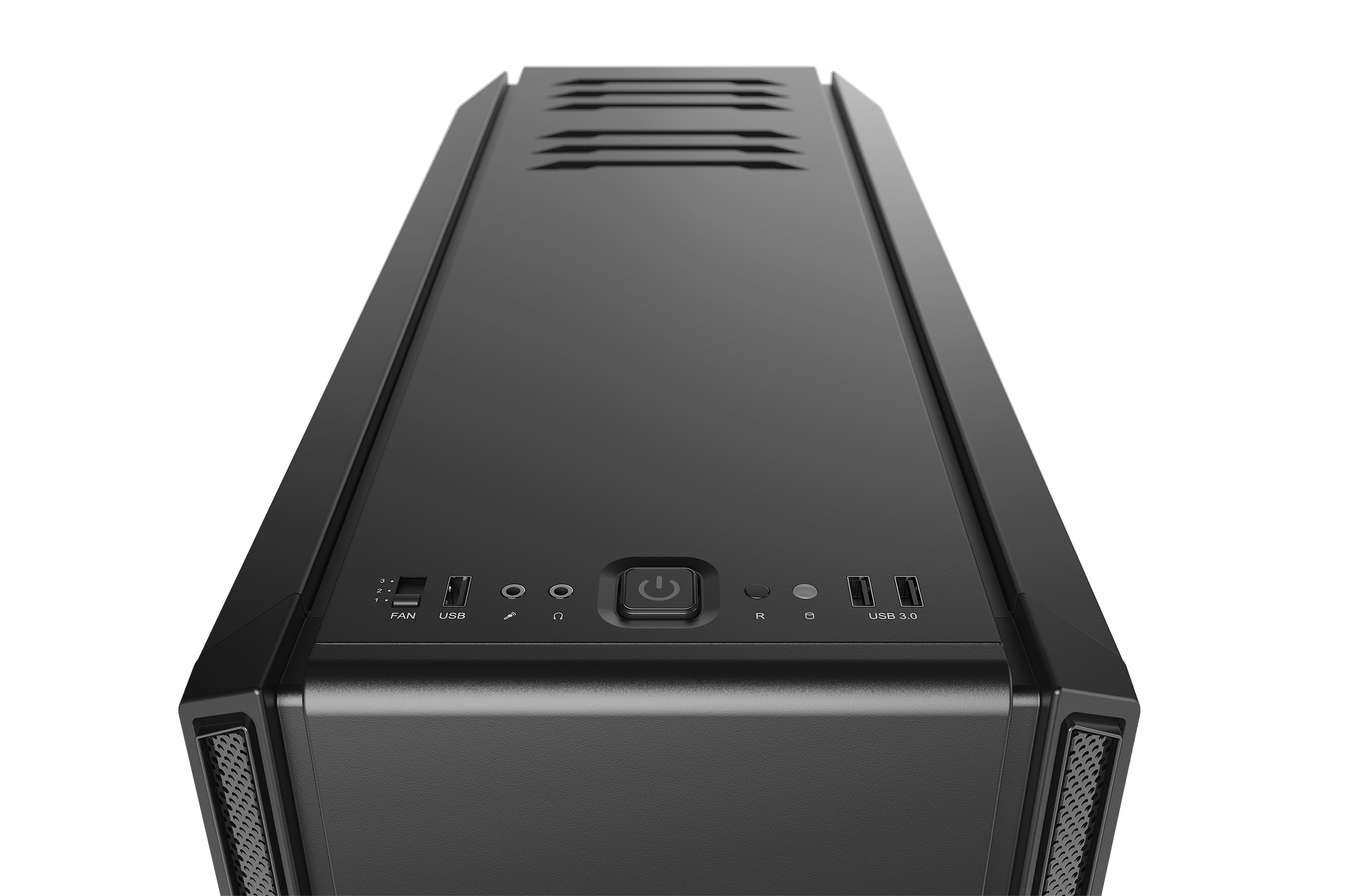 be quiet! Silent Base 601 Black, 532 x 230 x 513, IO-panel 2x USB 3.0, 1x USB 2.0, HD Audio, 3 (7) x 3,5, 6 (14) x 2,5, inc 2x 140 mm Pure Wings 2, dual air channel cooling, 3-in-1 airintake sidepanel