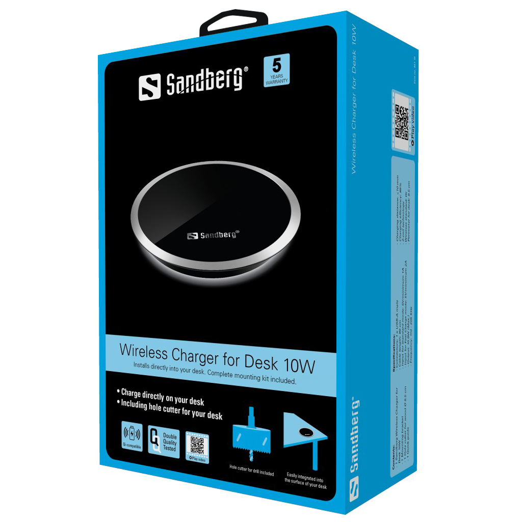 Sandberg Wireless Charger for Desk 10W ***