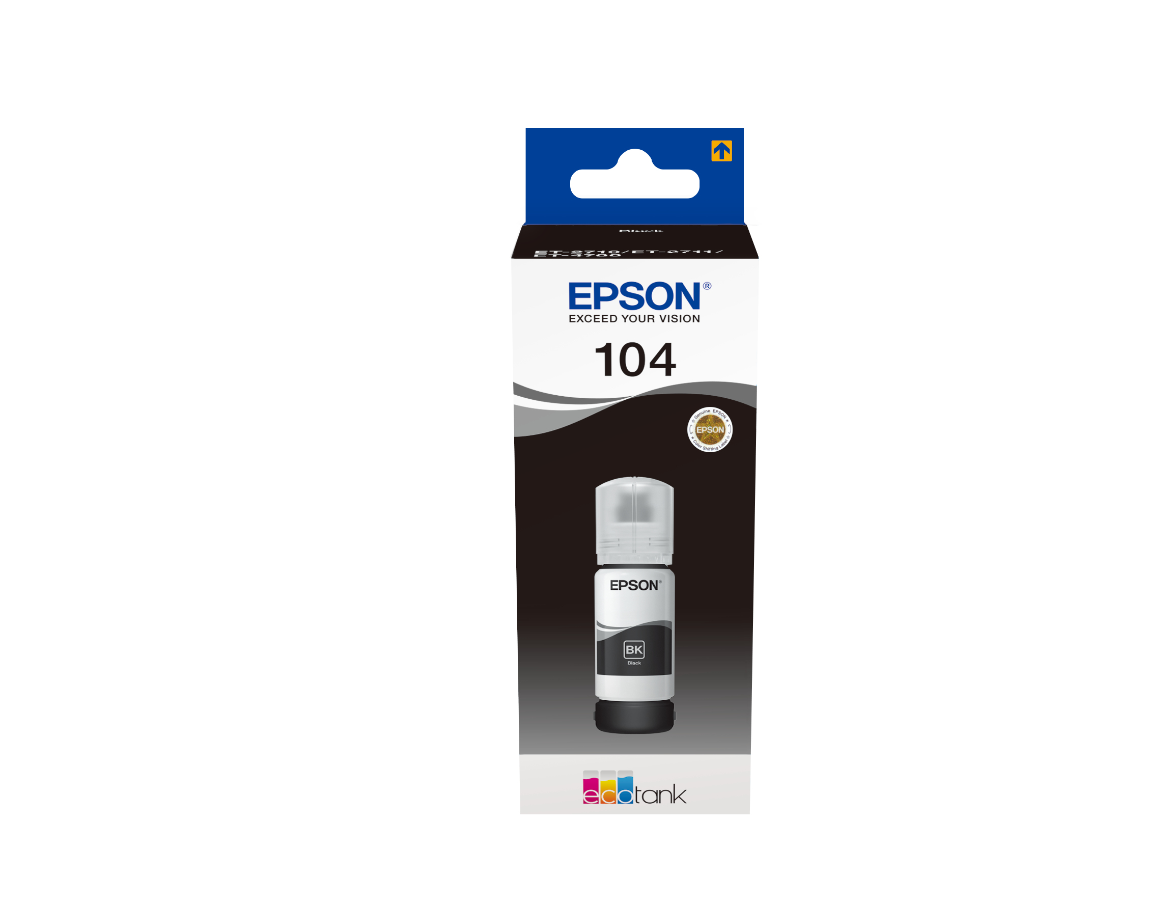 Epson 104 Black Epson Ecotank ET-Serie 4700, 2720, 2710, 2721, 2711 70ml
