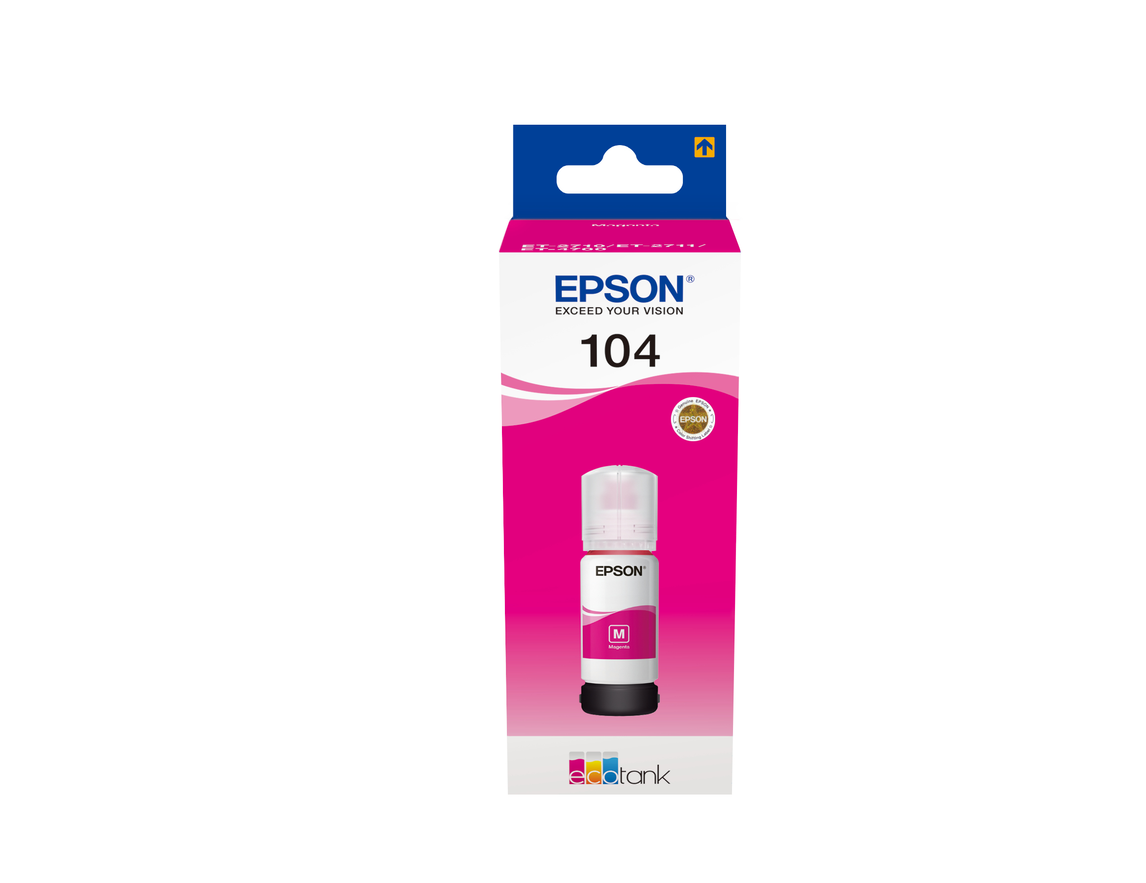 Epson 104 Magenta Epson Ecotank ET-Serie 4700, 2720, 2710, 2721, 2711 70ml