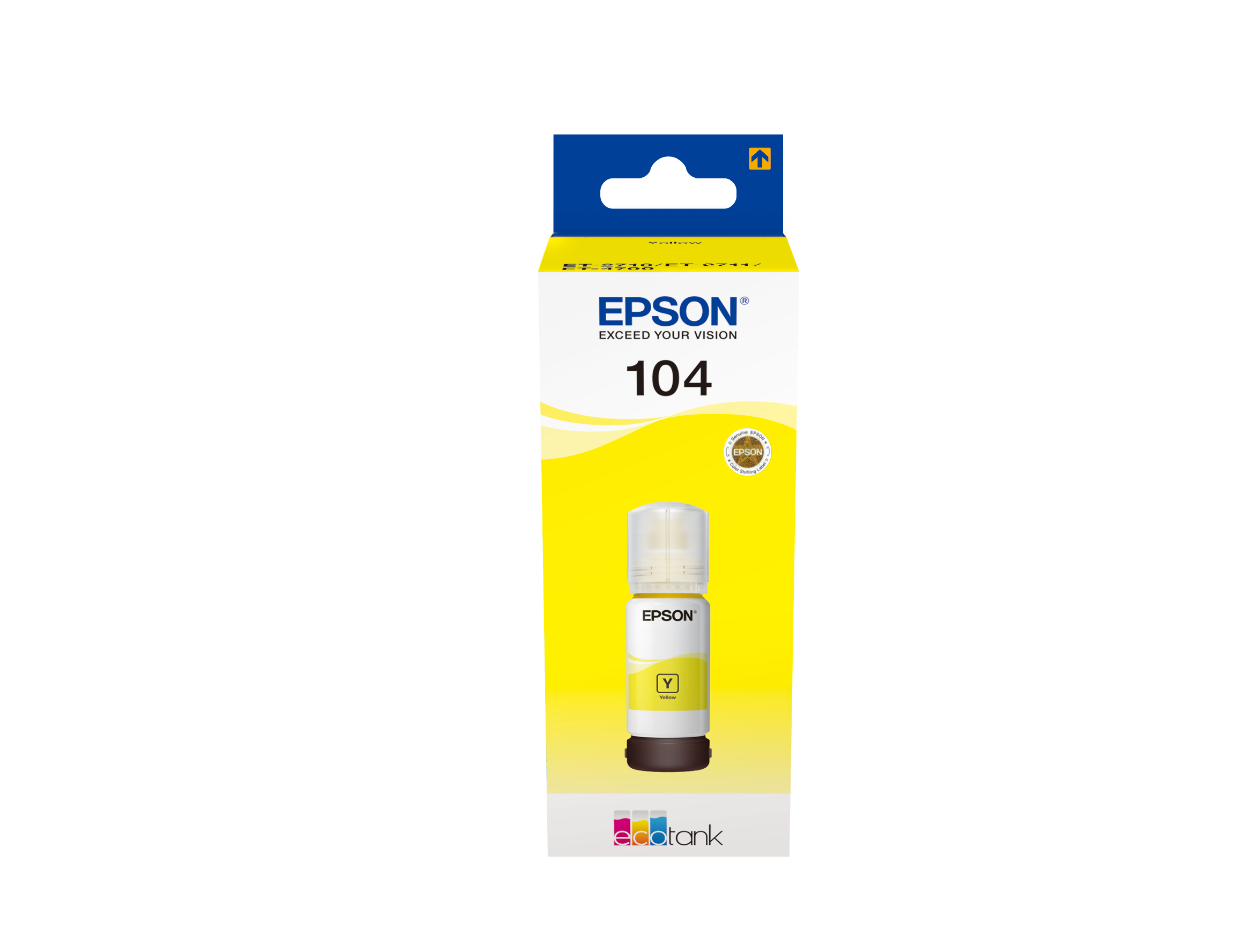 Epson 104 Yellow Epson Ecotank ET-Serie 4700, 2720, 2710, 2721, 2711 70ml