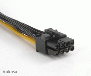 Akasa PCIe to ATX 12V cable adapter, *PCIEM, *MBF