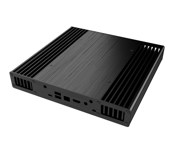 Akasa Plato X7 chassis, low profile Fanless case for 7th Gen Intel NUC, support 2.5 HDD/SSD, 38.5 mm high