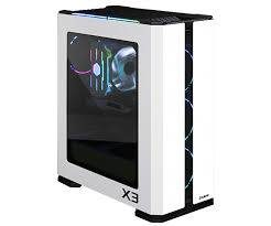 Zalman X3 WHITE, ATX Mid Tower PC Case / - Addressable 4 X 120mm RGB LED Fans / & Fan controller SYNC with M/B / - Addressable 2 X RGB LED Bars on Top / - Tempered Glass on the left side / - Sliding Dust filter on bottom, detachable filter at front