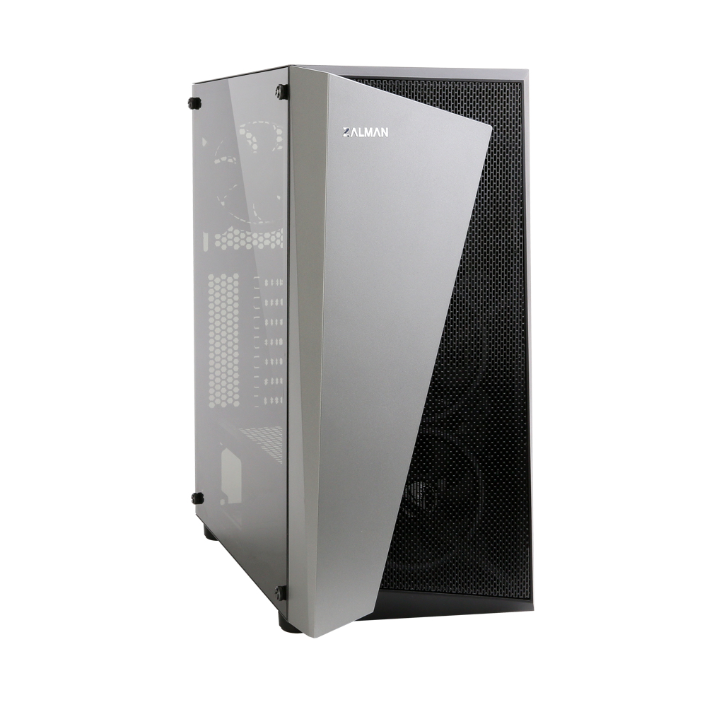 Zalman S4 Plus, ATX Mid-Tower Case / - Acrylic side panel / - Pre-installed fan: 2x 120mm RGB(Front), / 1x 120mm RGB((Rear) / - Radiator support: 120/240(Front), 120mm(Rear) / - Mesh front for efficient air ventilation / - Bottom PSU Installa