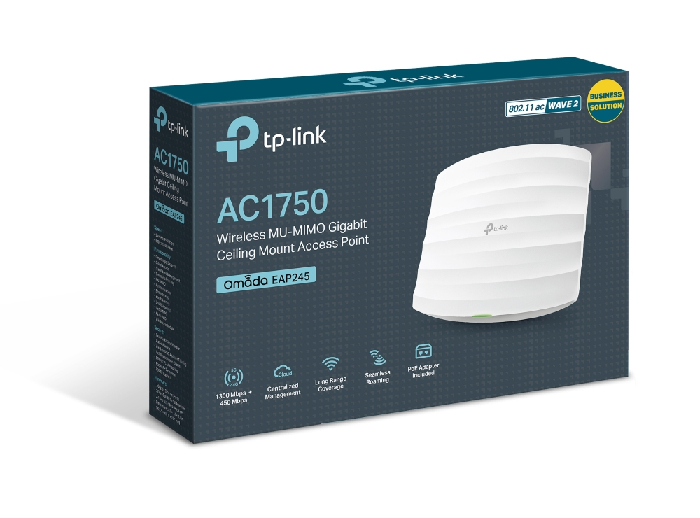 TP-Link EAP245 AccessPoint AC1750 / PoE /2.4 + 5GHz