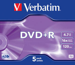 Merk DVD+R 8x in jewelcase 5-pack