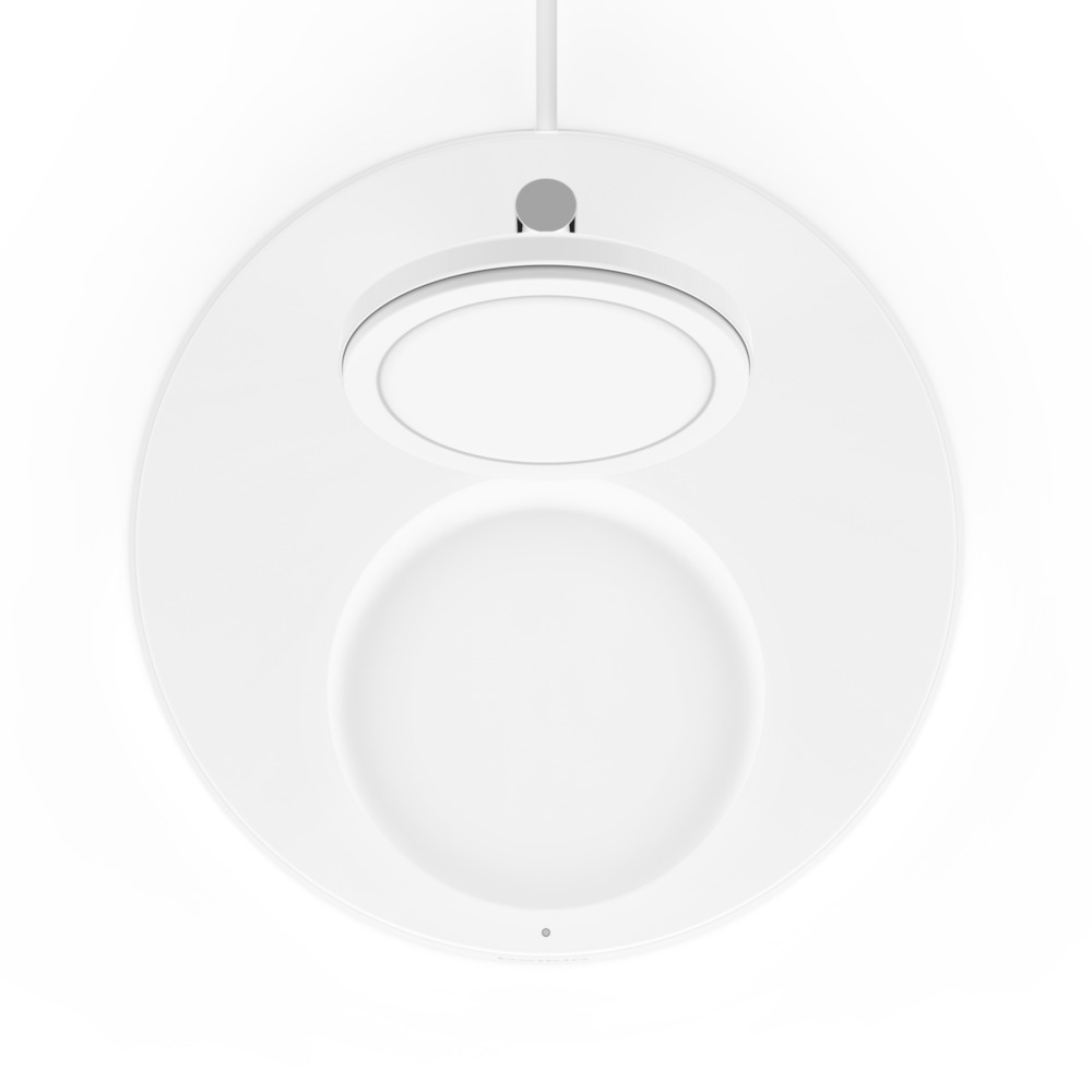 BELKIN Boost Charge Pro MagSafe 2-in-1 Wireless Charger Stand - White