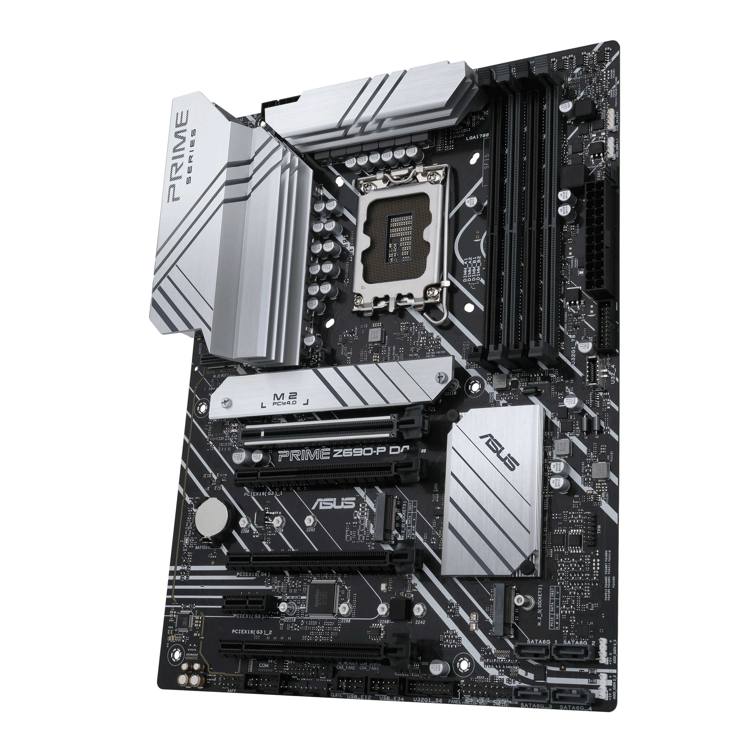 ASUS PRIME Z690-P D4, Socket 1700,PCI-E 5.0.3x M.2,4x DDR4,Realtek 2.5Gb Ethernet,ATX