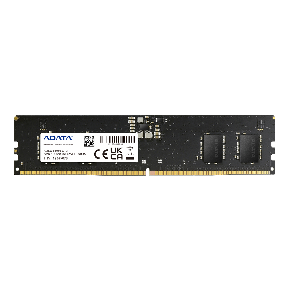ADATA,U-DIMM,STANDARD,DRAM,AD5U48008G-S,DDR5,SINGLE TRAY,8GB,4800