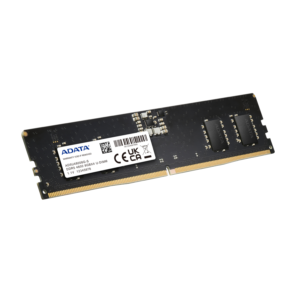 ADATA,U-DIMM,STANDARD,DRAM,AD5U48008G-S,DDR5,SINGLE TRAY,8GB,4800