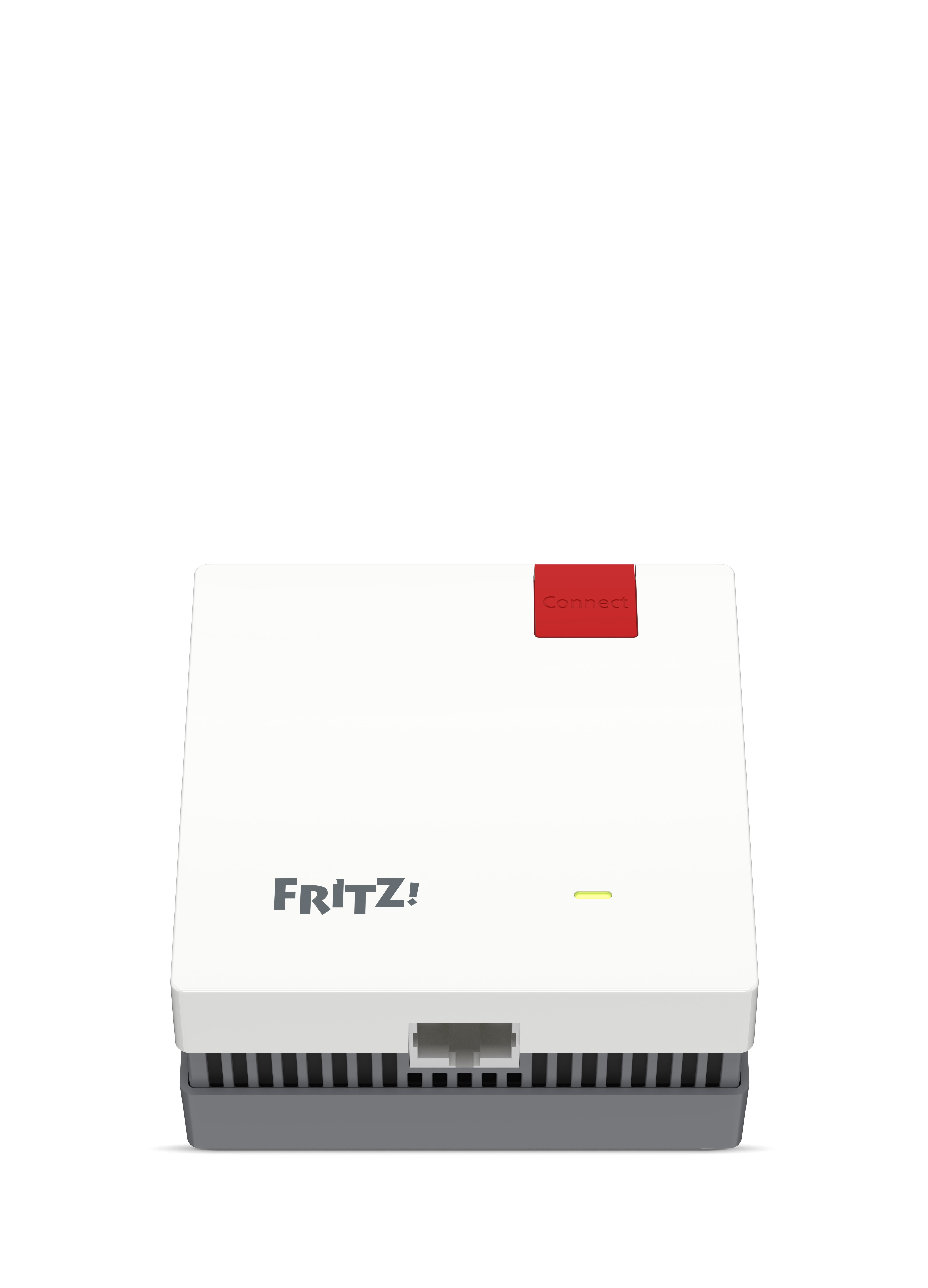FRITZ!Repeater 1200 AX Dualband Wi-Fi 6 (Wi-Fi AX) max 3000 Mbit/s, Gigabit-LAN-aansluiting, MESH Wi-Fi