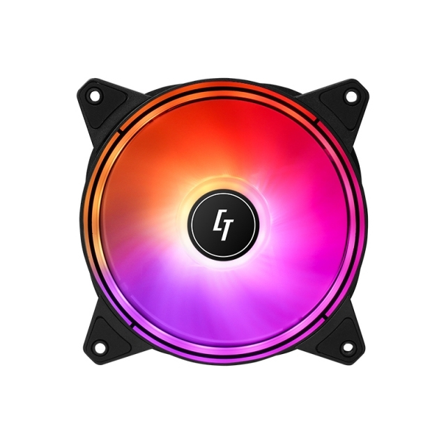 Chieftec Accessory // 3x RGB Rainbow fan+ Fan controler