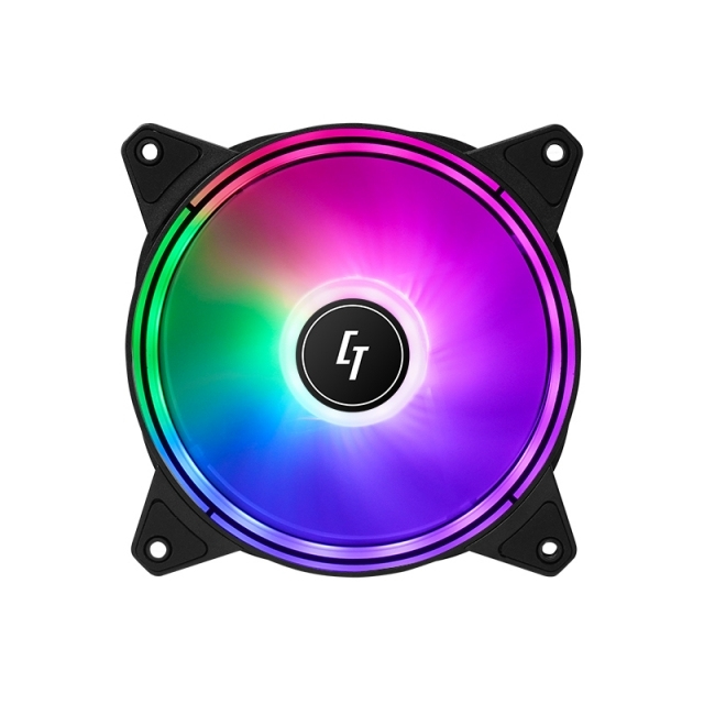 Chieftec Accessory // 3x RGB Rainbow fan+ Fan controler