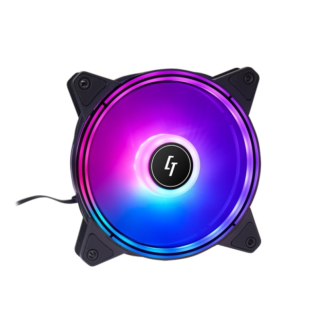 Chieftec Accessory // 3x RGB Rainbow fan+ Fan controler