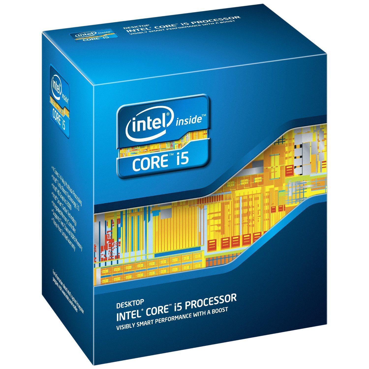Intel Core i5-2500K, 3,3/3,7 GHz, 4/4, HD200 850/1100, 6 MB, 95 W, S1155, - TWEEDEHANDS pulled