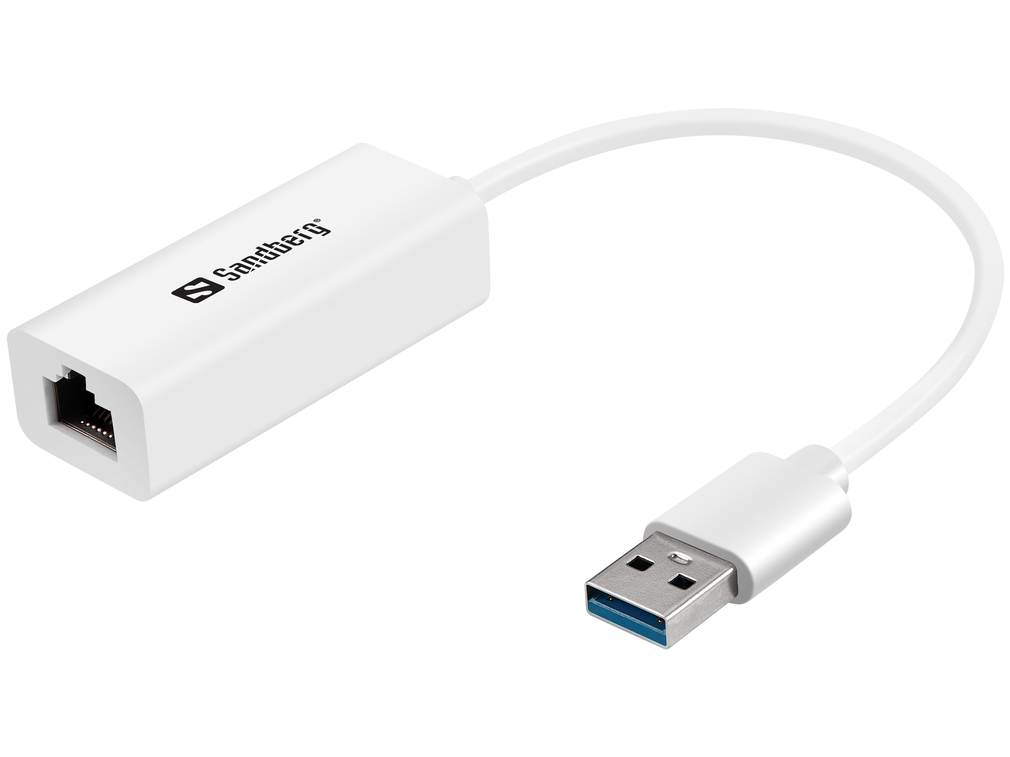 Sandberg USB 3.0 Gigabit LAN Adapter , USB A - LAN (RJ45) , *USBAM, *RJ45F