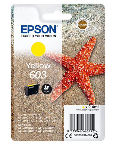 Epson 603 Inkt Cartridge - Geel
