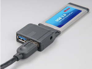 Akasa USB 3.0 Express card with 2 Super Speed USB 3.0 Ports for notebooks