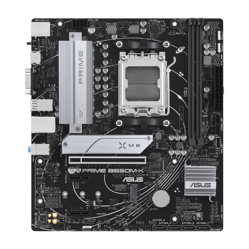 ASUS PRIME B650M-K - Motherboard - micro ATX - Socket AM5 - AMD B650
