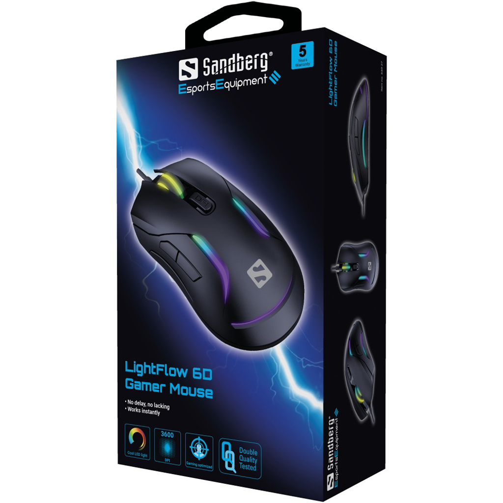 Sandberg LightFlow 6D Gamer Mouse