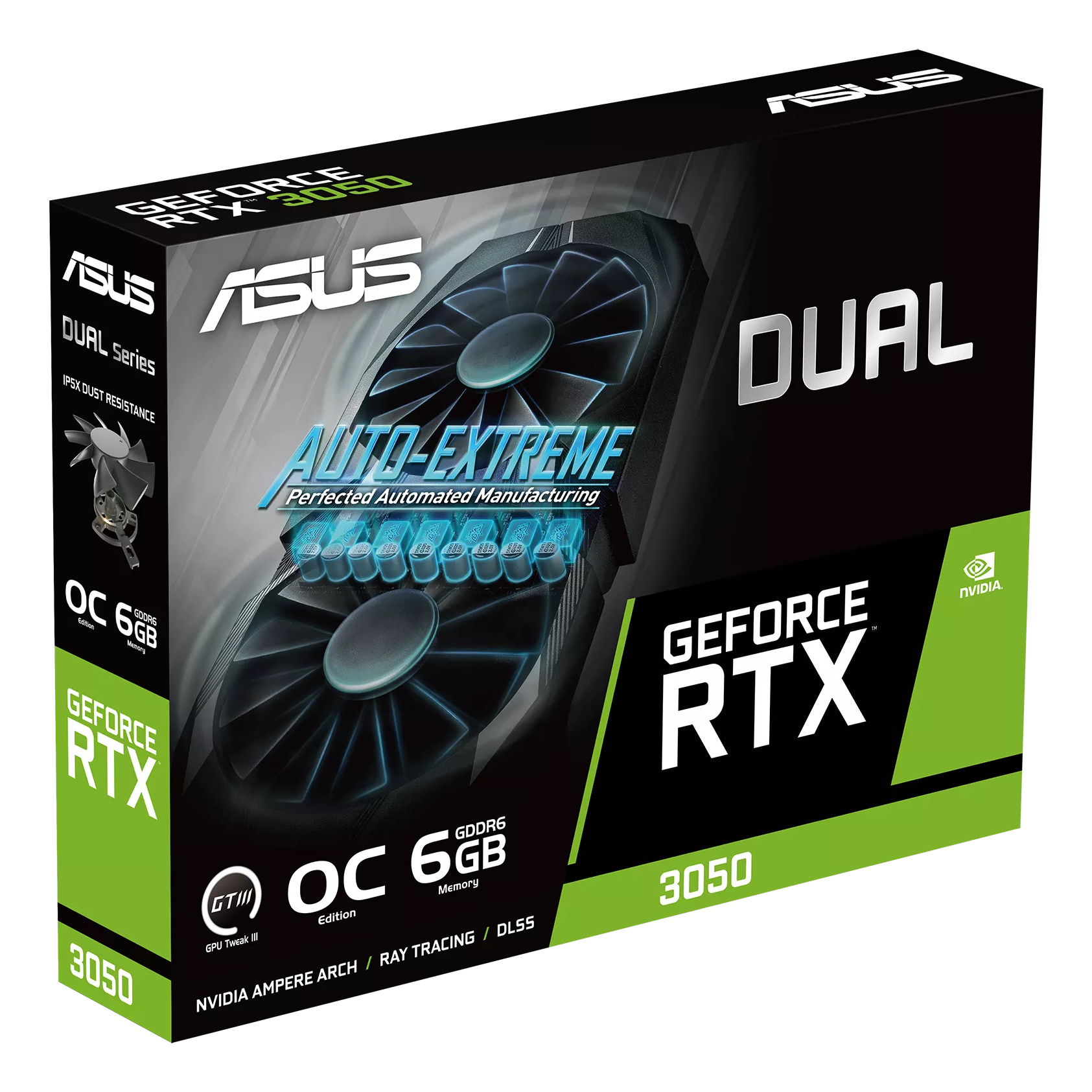 Asus RTX 3050 6GB Dual OC GDDR6 DUAL