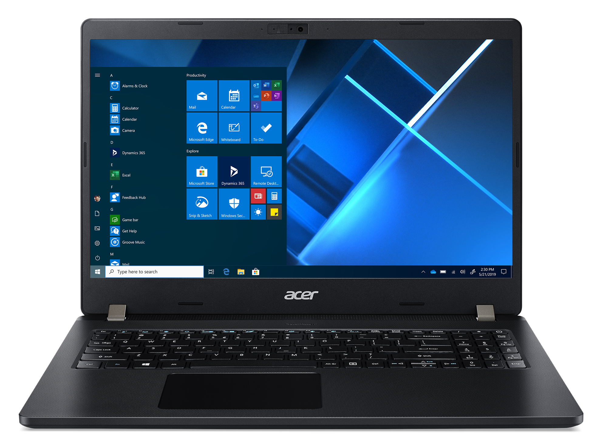 Acer TravelMate P2 TMP215-53-579G, 15.6i FHD, i5-1135G7, 16GB, 512GB SSD, Intel Iris XeGraphics, No ODD, Wi-Fi 6 AX 201 (2x2) + BT 5/Win10 Pro/Qwerty/Black