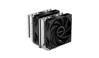 DeepCool AG620 6x Heat Pipe Dual Tower CPU Air Cooler, 2x 120mm Hydro Bearing PWM High Performance Fan, Intel: LGA2066/2011-v3/2011/1700/1200/1151/1150/1155 AMD: AM5/AM4, Easy Install, 260W TDP