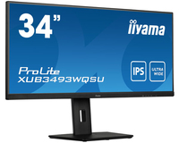 iiyama ProLite XUB3493WQSU-B5 computer monitor 86,4 cm (34 ) 3440 x 1440 Pixels UltraWide Quad HD LED - Zwart -