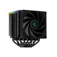 DeepCool AK620 DIGITAL Performance Air Cooler, Dual-Tower Layout, Real-Time CPU Status Screen, 6 Copper Heat Pipes, 260W Heat Dissipation, Twin 120mm FDB Fans, All Black Design