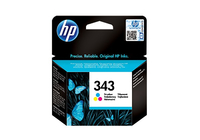 HP 343 inktcartridge drie kleuren standard capacity 7ml 330 pagina s 1-pack