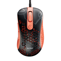 XPG SLINGSHOT, Mera Edition (Black/ Orange), Wired, 20M Click-Rating, 6 Buttons, :Exoskeleton Design