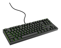 Genesis Gaming Keyboard Genesis Thor 404 TKL Us Layout RGB Backlight Mechanical Black Gateron Yellow Pro